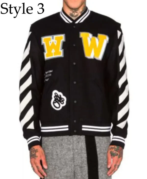 Off White 2015 Virgil Abloh Wool Black Jacket