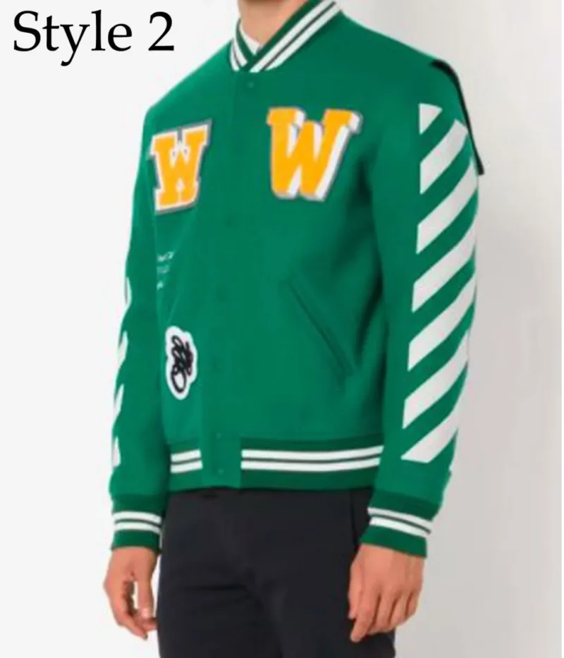 Off White 2015 Virgil Abloh Wool Green Jackets