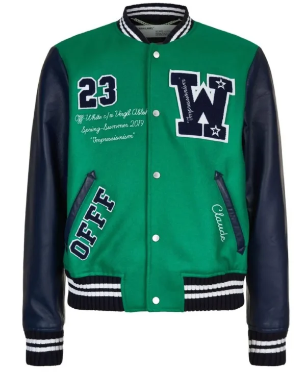 Off White 23 Eagle Green and Blue Jacket