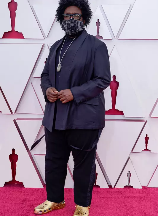 Omari Douglas Black Blazer