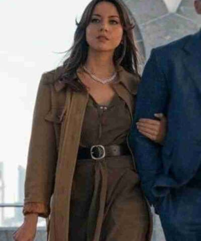 Operation Fortune Ruse de guerre Aubrey Plaza Coat