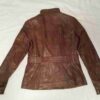 Pelle Distressed Belted Hipster Jacket