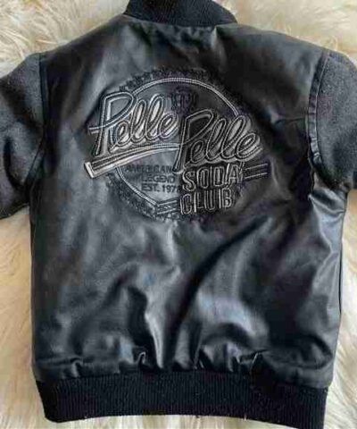 Pelle Pelle 3T 50s Style Black Varsity Jacket 1