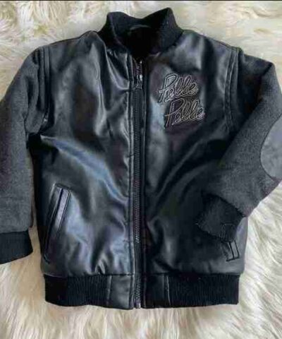 Pelle Pelle 3T 50s Style Black Varsity Jacket