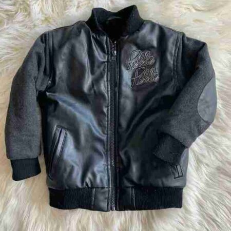 Pelle Pelle 3T 50s Style Black Varsity Jacket
