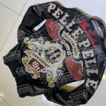 Pelle Pelle 40th Anniversary Black Leather Jacket scaled 1