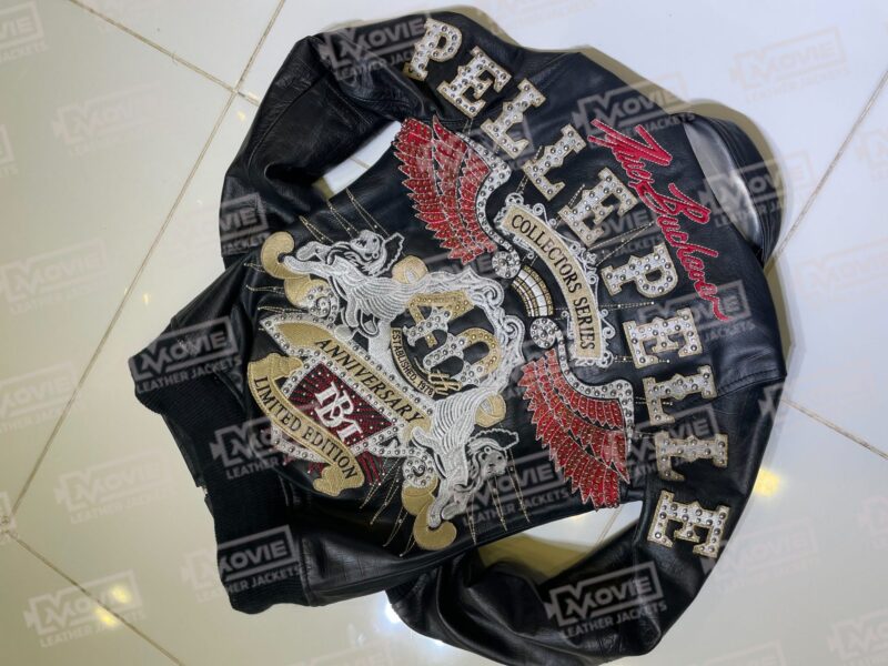 Pelle Pelle 40th Anniversary Black Leather Jacket scaled 1