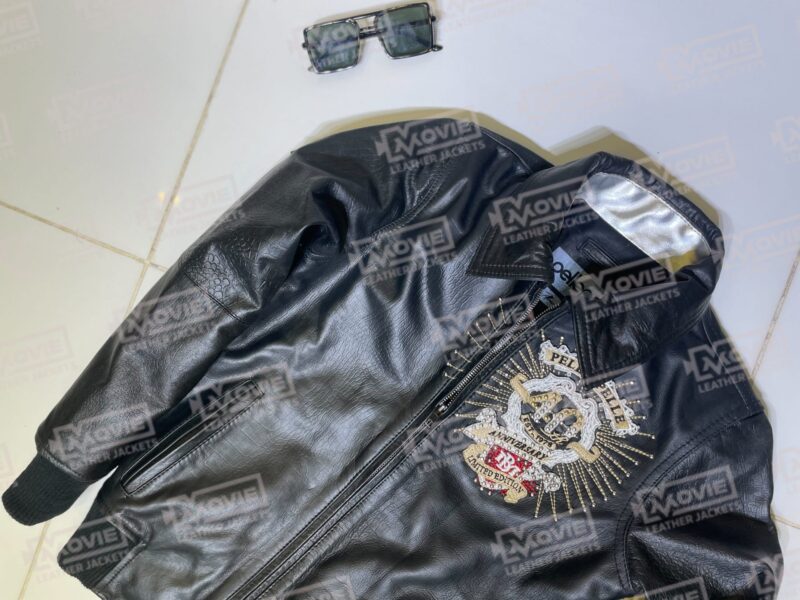 Pelle Pelle 40th Black Leather Jacket scaled 1