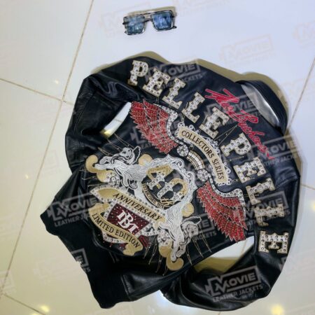 Pelle Pelle Anniversary Black Leather Jacket scaled 1