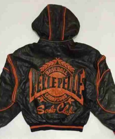 Pelle Pelle Baseball Soda Club Leather Jacket 1