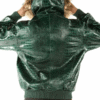 Pelle Pelle Basic Green Nile Cayman Jacket