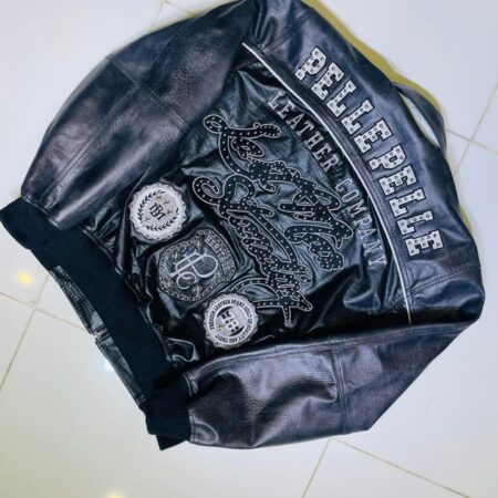 Pelle Pelle Black 78 Crocodile Jacket scaled 1