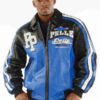 Pelle Pelle Black Blue Leather Jacket