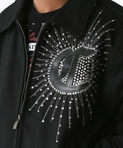 Pelle Pelle Black Chicago Wool Jacket
