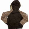 Pelle Pelle Black Snake Print Brown Wool Jacket
