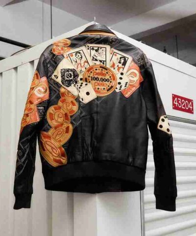 Pelle Pelle Cards Black Leather Jacket