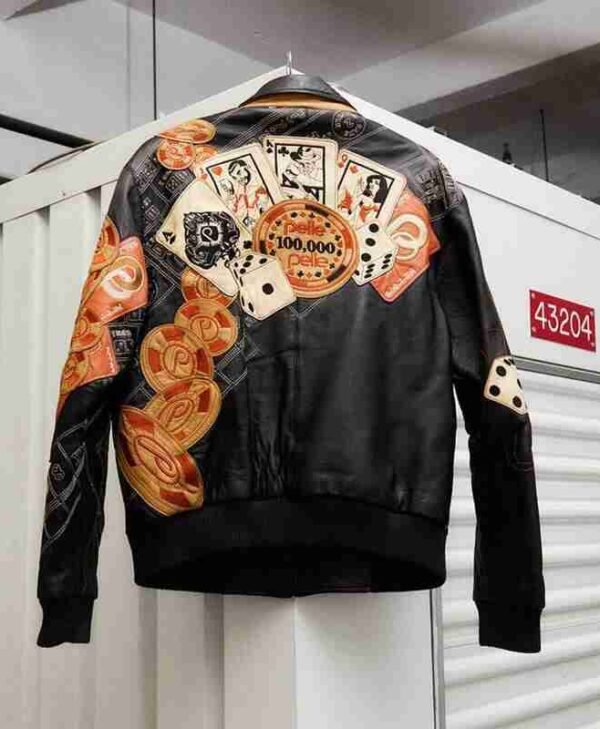 Pelle Pelle Cards Black Leather Jacket