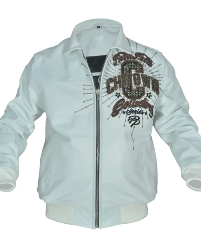 Pelle Pelle Chi Town Gray Leather Jacket