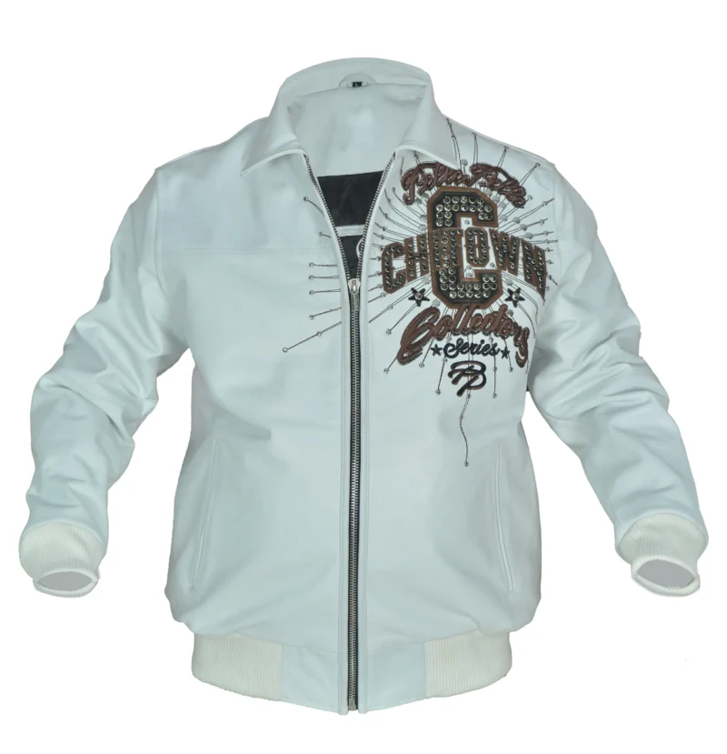 Pelle Pelle Chi Town Gray Leather Jacket