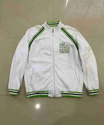 Pelle Pelle Embroidered Cotton White Jacket 1