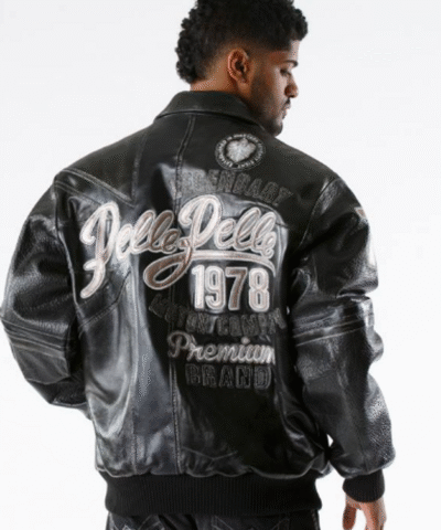 Pelle Pelle European Racer Blacksilver Ghost Jacket