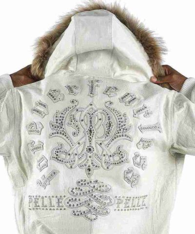 Pelle Pelle Forever Fearless White Leather Jacket