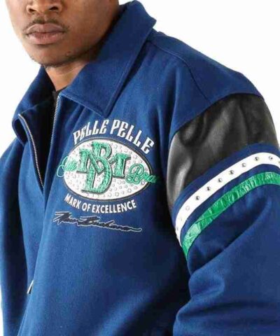 Pelle Pelle Freestyle Woolen Blue Jacket