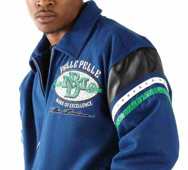 Pelle Pelle Freestyle Woolen Blue Jacket