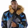 Pelle Pelle Fur Hooded Leather Jacket