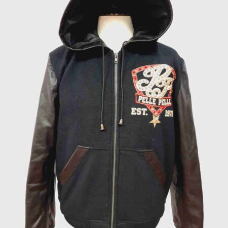 Pelle Pelle King of Thrones Black Wool Hoodie