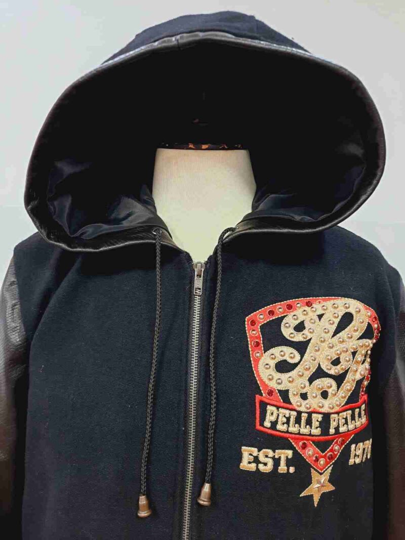 Pelle Pelle King of Thrones Wool Hoodie Black