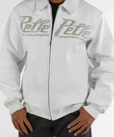 Pelle Pelle Leather Vintage White Jacket