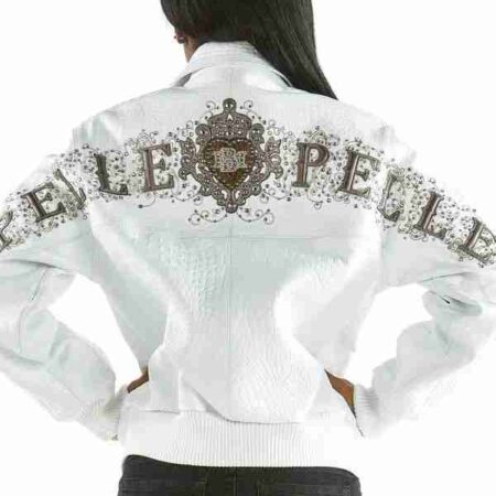 Pelle Pelle Leather White Jacket