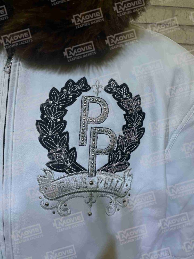Pelle Pelle Like A King White Jacket scaled 1