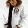Pelle Pelle Live Like A King White Jacket