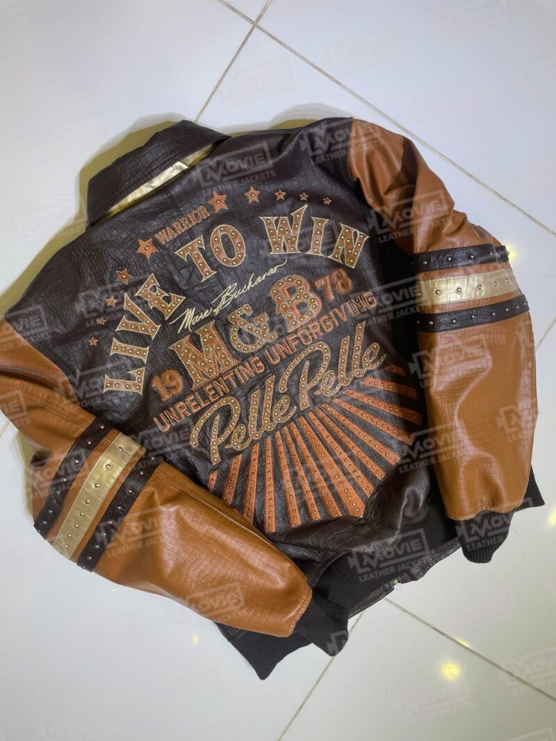 Pelle Pelle Live to Win Brown Leather Jackets scaled 1