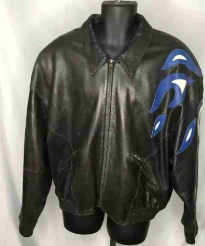 Pelle Pelle Marc Buchanan Vintage Rare Black Jacket