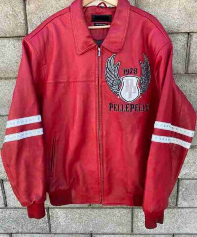 Pelle Pelle Mark Buchanon Leather Red Jacket