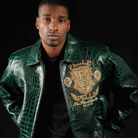 Pelle Pelle Mens Eye On The Prize Leather Jacket