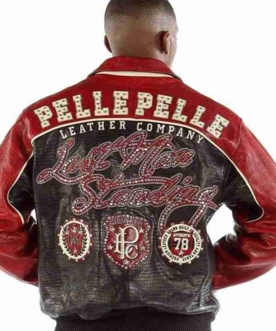 Pelle Pelle Mens Last Man Standing Red Jacket