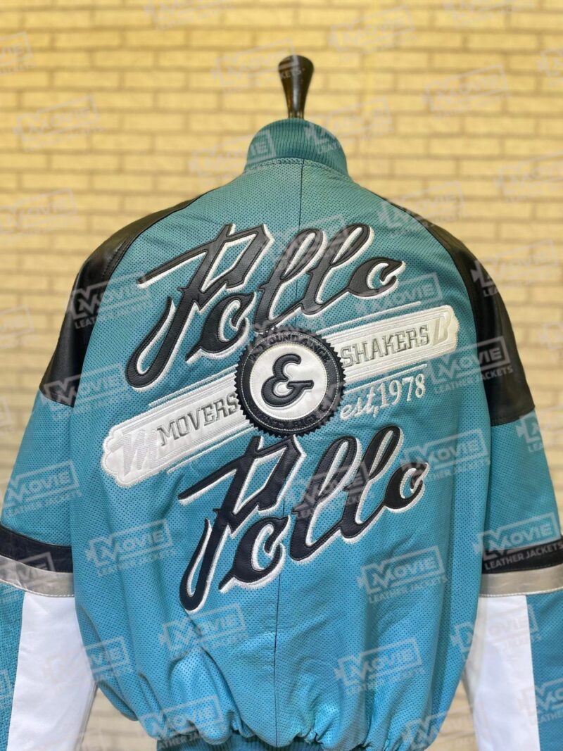 Pelle Pelle Movers and Shakers Green Leather Jacket scaled 1