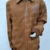 Pelle Pelle Mustard Wool Varsity Jacket