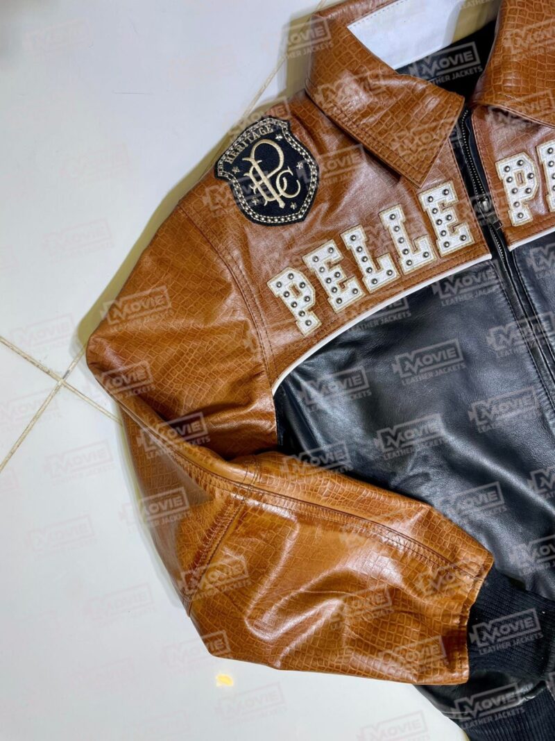 Pelle Pelle Mustard and Black Leather Jackets scaled 1