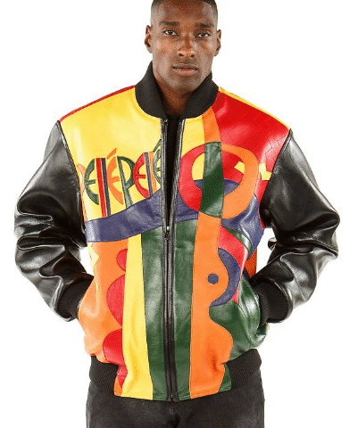 Pelle Pelle Orange Plush Picasso Jacket