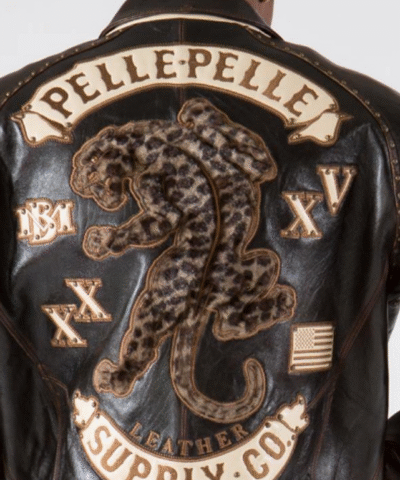 Pelle Pelle Panther Black Sienna Leather Jacket 1