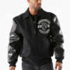 Pelle Pelle Panther Wool Black Jacket 1