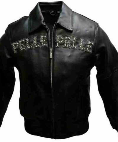 Pelle Pelle Pride Studded Black Jacket