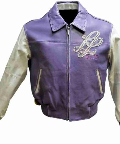 Pelle Pelle Purple and White Jacket