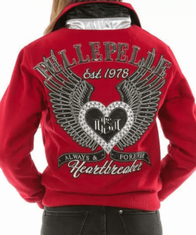 Pelle Pelle Red Heart Breaker Wool Jacket