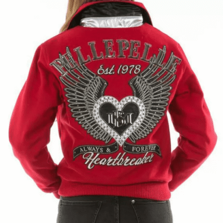 Pelle Pelle Red Heart Breaker Wool Jacket
